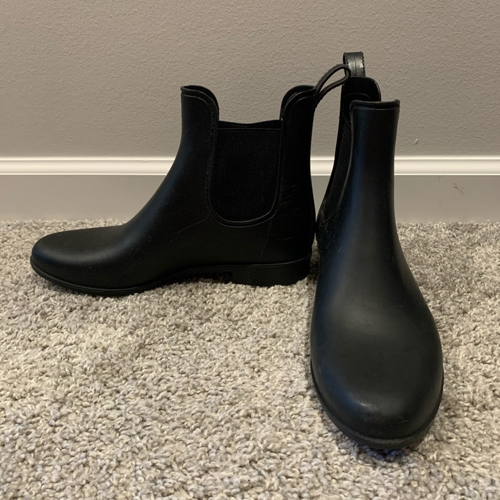 Black Rainboots - Size 9